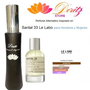 PERFUME ALTERNATIVO INSPIRADO EN SANTAL 33