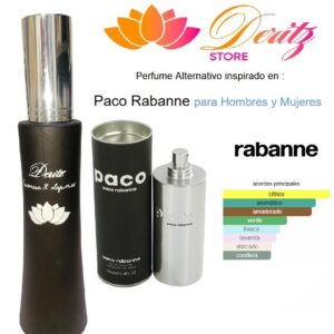 PERFUME ALTERNATIVO INSPIRADO EN PACO DE PACO