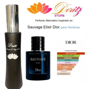 PERFUME ALTERNATIVO INSPIRADO EN SUAVAGE ELIXIR
