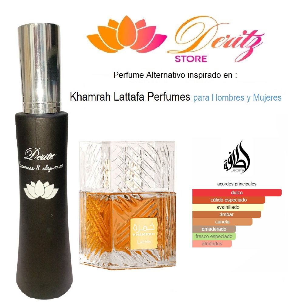 PERFUME ALTERNATIVO INSPIRADO EN KHAMRAH